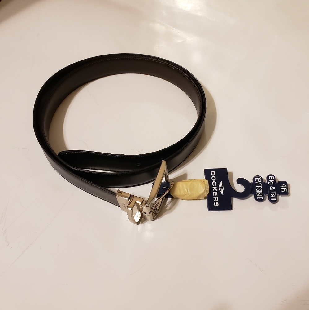 Dockers reversible black/brown belt - size 46